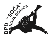 Logotip Društvo za podvodne dejavnosti “Soča” Nova Gorica.